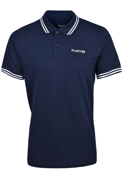 Firetrap Mens Short Sleeve Polo T-shirt