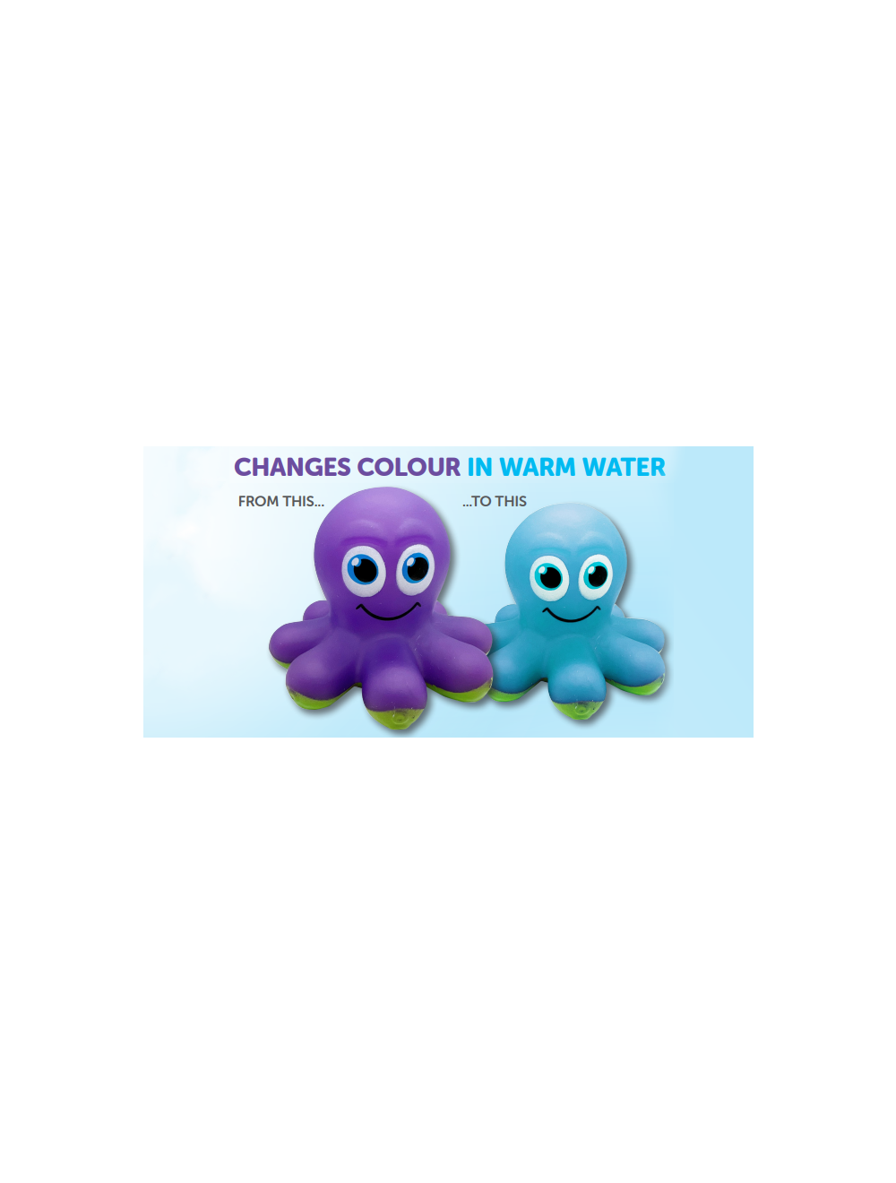 Colour Changing Octopus Bath Toy