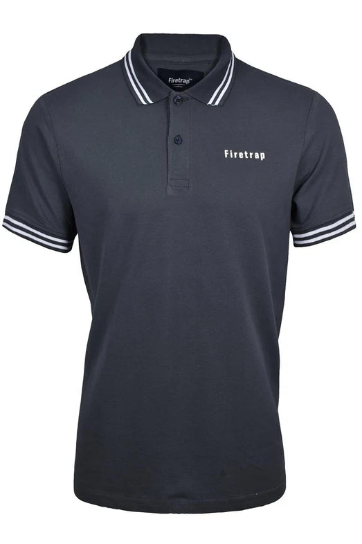 Firetrap Mens Short Sleeve Polo T-shirt