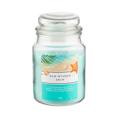 Sun-Kissed Skin Scented Large Jar Candle 18oz.