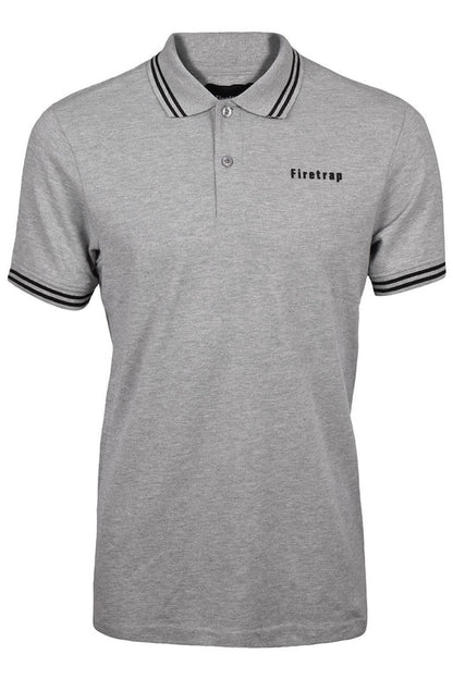 Firetrap Mens Short Sleeve Polo T-shirt