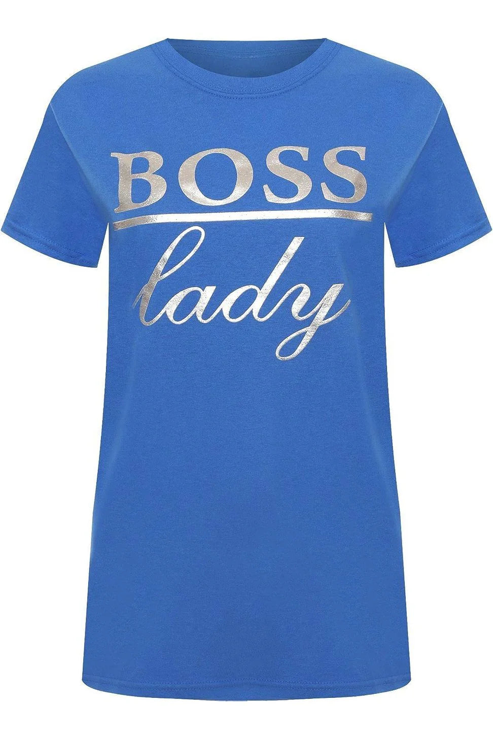 Boss Lady Print Short Sleeve T-Shirt Top