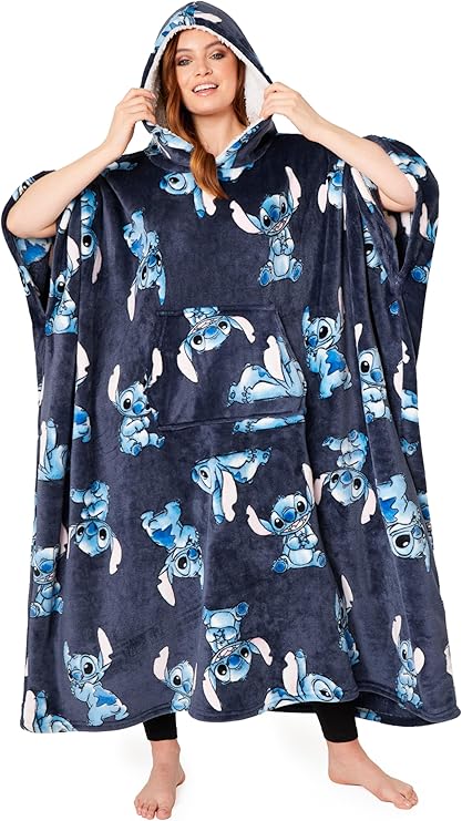 Disney Stitch Blanket Hoodie for Women