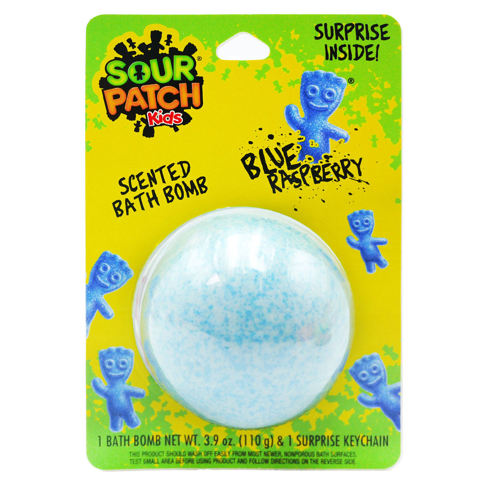 Sour Patch Kids Scented Bath Bomb Blue Raspberry 110g