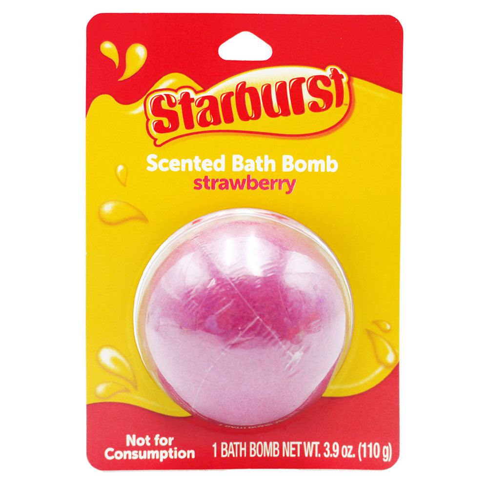 Starburst Scented Bath Bomb Strawberry 110g