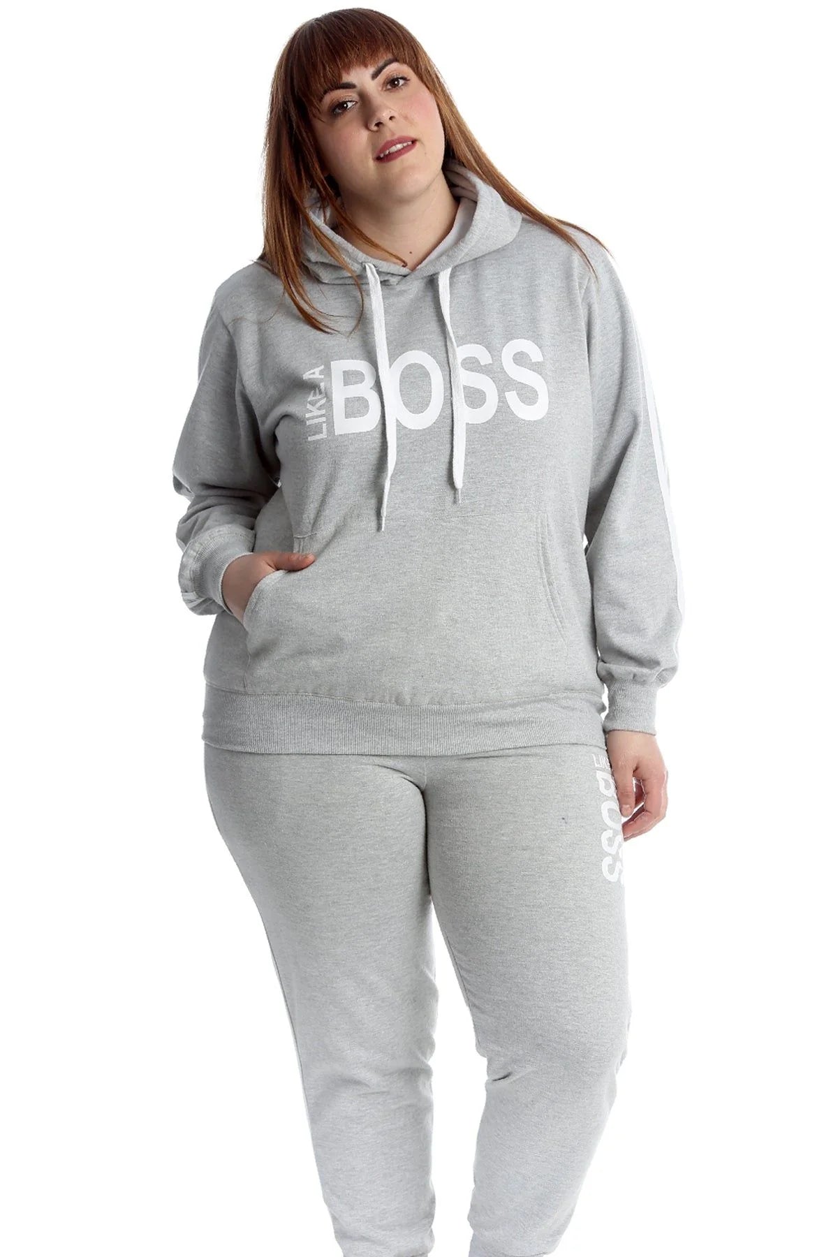 Like Boss Print Top Tracksuit